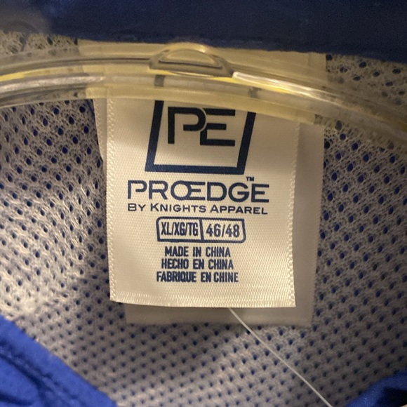 Pro Edge by Knights Apparel Men’s Jayhawks Short Sleeve Button Down Shirt - Picture 7 of 10